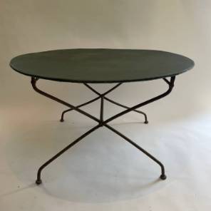 A French 19th Century Metal Garden table